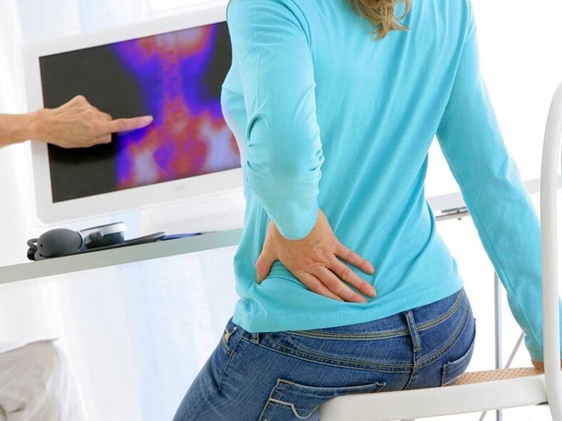 Rückenschmerzen bei lumbaler Osteochondrose