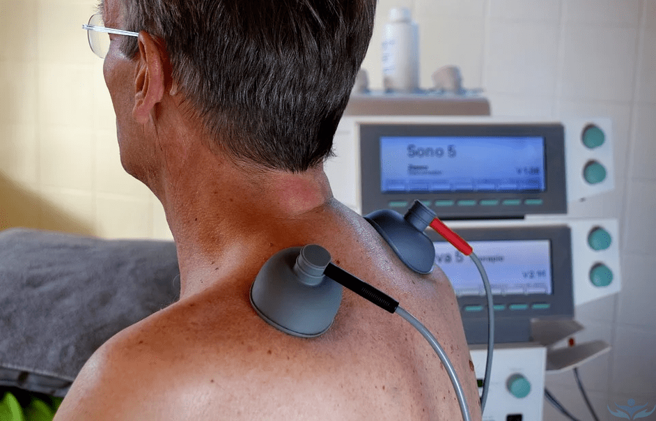 Physiotherapie bei Osteochondrose des Halses.